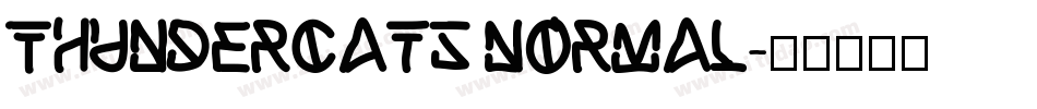 Thundercats Normal字体转换